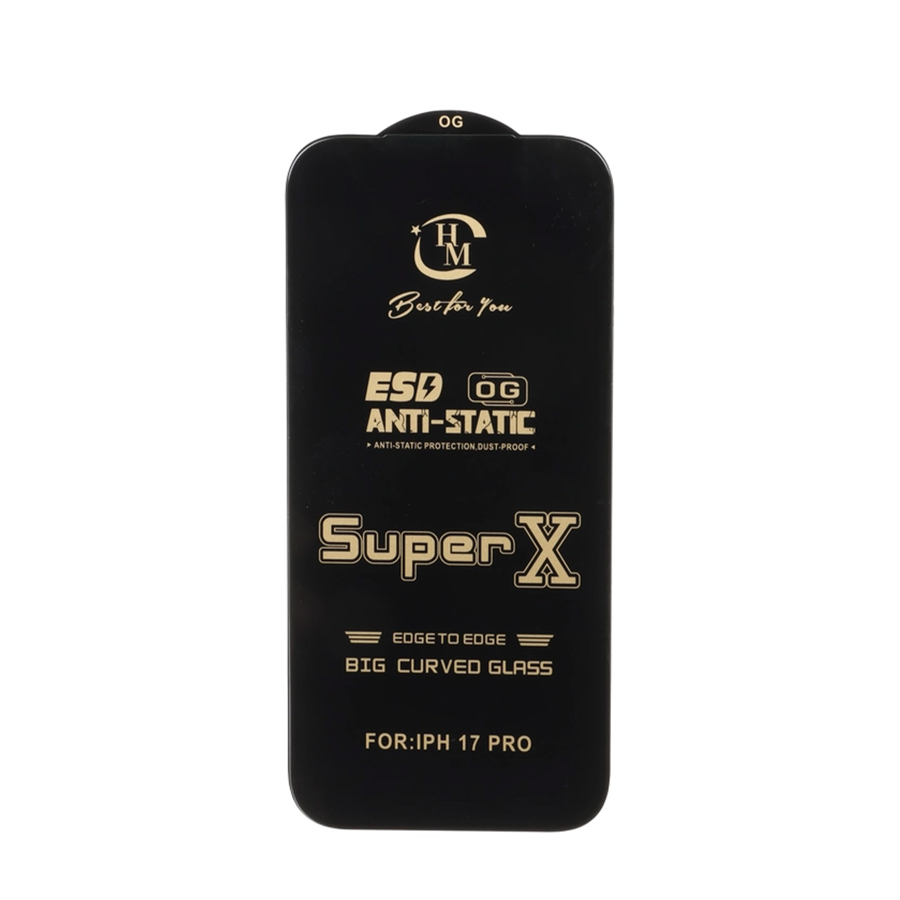محافظ صفحه نمایش آنتی استاتیک Full Cover Super X مدل Apple iPhone 17 Pro